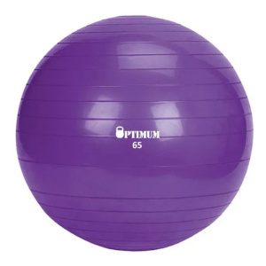 Gym Ball 65CM (Μοβ) Anti-Burst 1100gr OPTIMUM