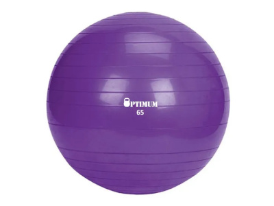 Gym Ball 65CM (Μοβ) Anti-Burst 1100gr OPTIMUM