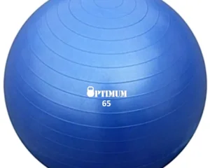 Optimum Μπάλα Γυμναστικής 65cm (Μπλε) Anti-Burst 1100gr