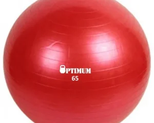 Gym Ball 65cm (Κόκκινη) Anti-Burst 1100gr OPTIMUM