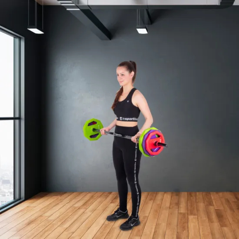 Σετ Μπάρα και Δίσκοι Pump 19kg Insportline Pumpino - Image 9