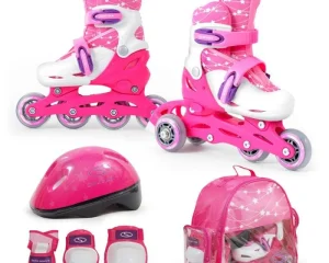 SMJ Sport Combo Pink LED set 2in1 Roller Skates HSTNK000009549