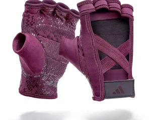 Γυναικεία Κοφτά Γάντια Γυμναστικής Adidas Victory Crimson