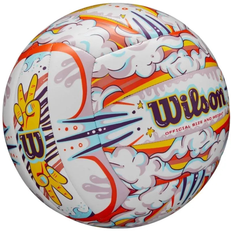 Μπάλα Βόλεϊ Wilson Graffiti Peace Ball WV4006901XB - Image 2