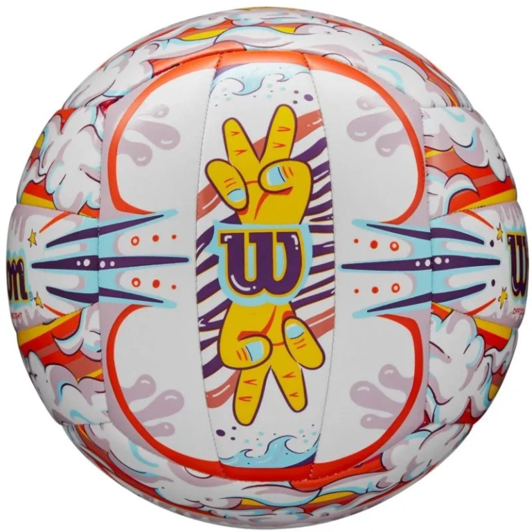 Μπάλα Βόλεϊ Wilson Graffiti Peace Ball WV4006901XB - Image 3