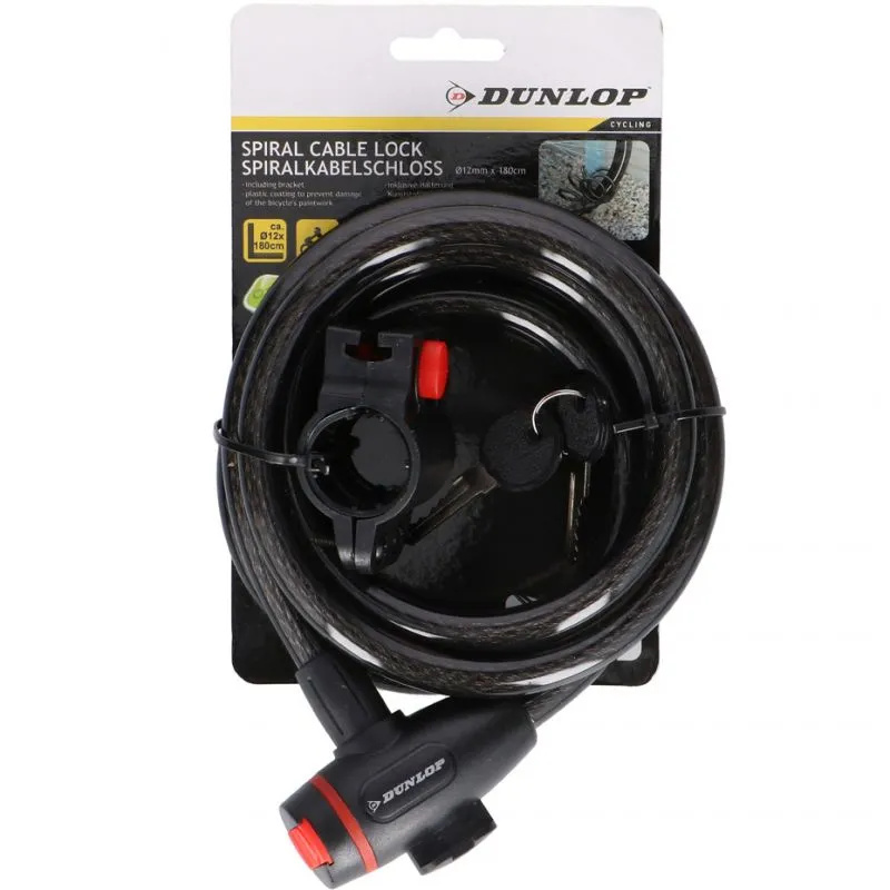 Κλειδαριά Dunlop spiral cable lock 12 mm ST 56376