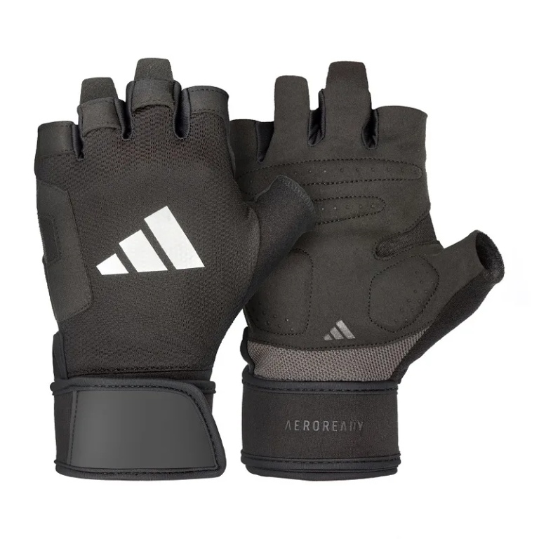 Γάντια Γυμναστικής Κοφτά Strength Adidas - Image 2