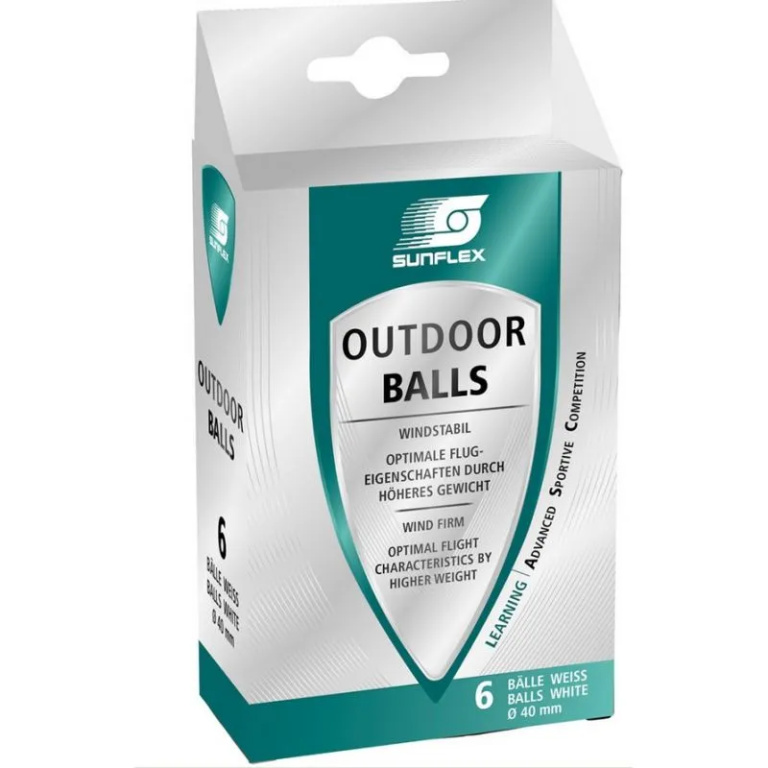 Μπαλάκια Πινγκ Πονγκ IOutdoor 6τεμ. S20611 Sunflex - Image 2
