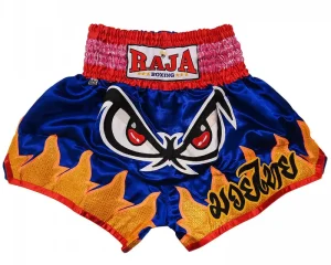 Σορτσάκι Thaiboxing Raja NO FEAR Μπλε / Κόκκινο / Κίτρινο - RTB-359