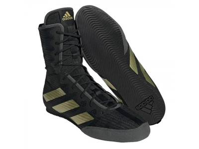 Παπούτσια Πυγμαχίας adidas BOX HOG 4 Μαύρο/Χρυσαφί