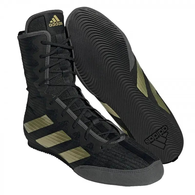 Παπούτσια Πυγμαχίας adidas BOX HOG 4 Μαύρο/Χρυσαφί