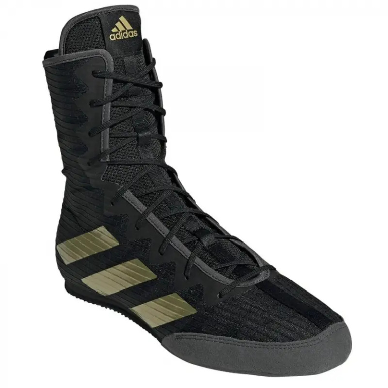 Παπούτσια Πυγμαχίας adidas BOX HOG 4 Μαύρο/Χρυσαφί - Image 2