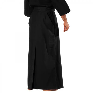 Παραδοσιακό Ιαπωνικό HAKAMA Μαύρο Olympus - Image 2