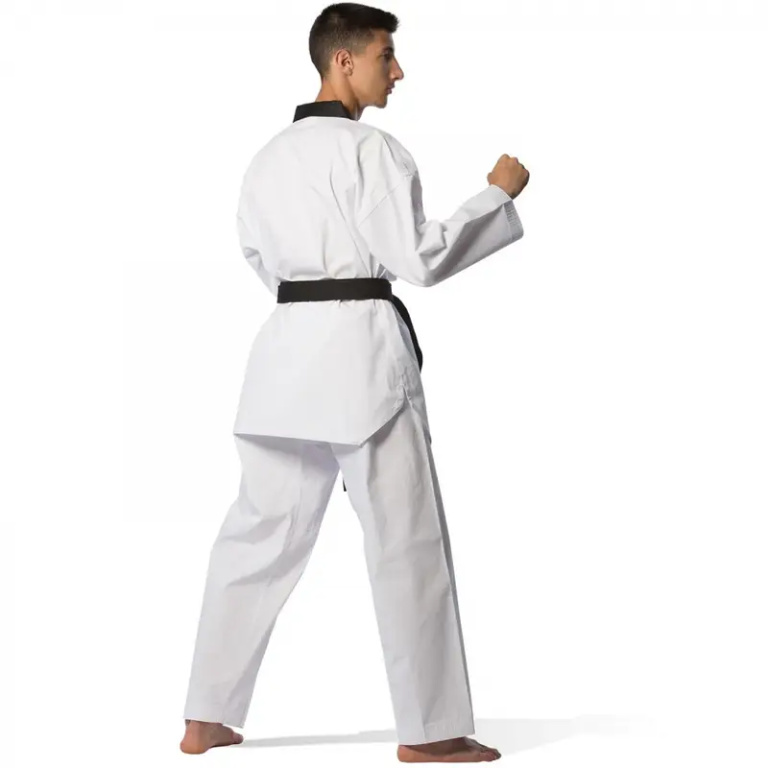 Taekwondo Στολή adiTS01 Adidas ADI-START Μαύρο Ρεβέρ - Image 2