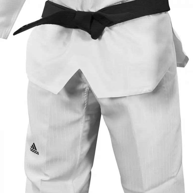 Taekwondo Στολή adiTS01 Adidas ADI-START Μαύρο Ρεβέρ - Image 4