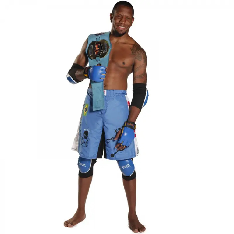 MMA Σορτς Warrior Γαλάζιο Olympus - Image 2