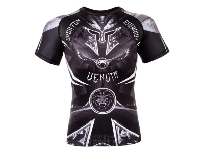 Rash Guard Κοντομάνικο Venum Gladiator 3.0 - Black/White