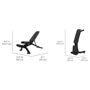 Πάγκος Γυμναστικής Ρυθμιζόμενος 3.1s Bowflex - Image 8