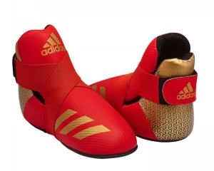 Προστατευτικά Ποδιών Kick adidas WAKO Kickboxing - adiKBB300 Κόκκινα