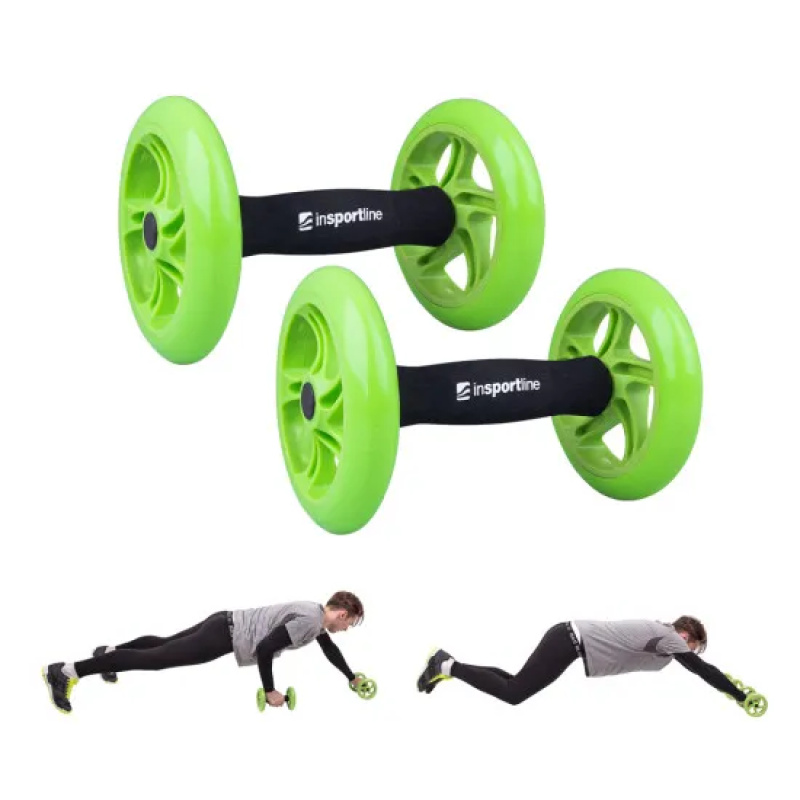 Ρόδες Κοιλιακών Double Insportline AB Roller