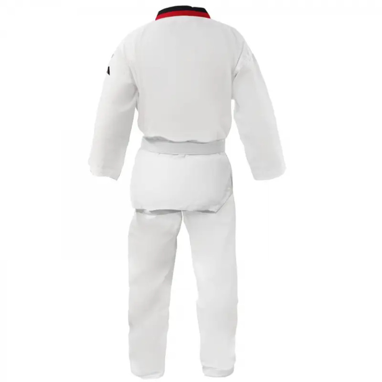 Adidas Taekwondo Στολή adiTS02 ADI-START II Κόκκινο/Μαύρο Ρεβέρ - Image 3