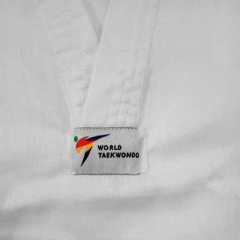 Taekwondo Στολή adiTS02 Adidas ADI-START II Άσπρο Ρεβέρ - Image 4