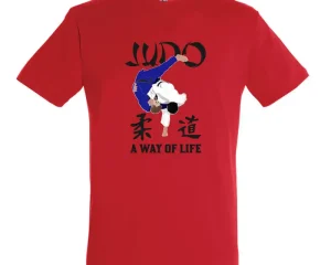 T-shirt JUDO Κόκκινο Βαμβακερό A Way of Life