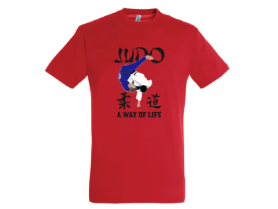 T-shirt JUDO Κόκκινο Βαμβακερό A Way of Life