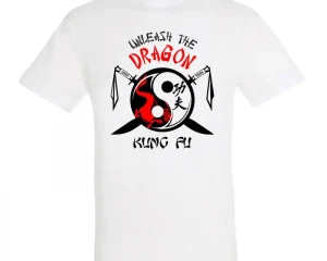 T-shirt Βαμβακερό KUNG-FU Unleash The Dragon