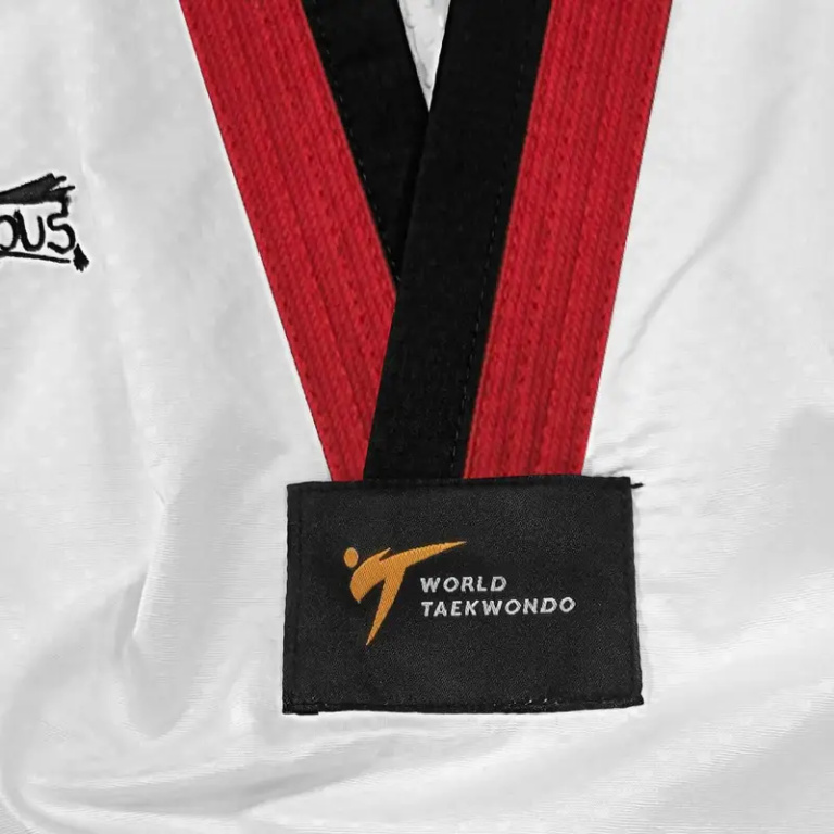 Victory Στολή Taekwondo WT Olympus Κόκκινο/Μαύρο V - Image 4