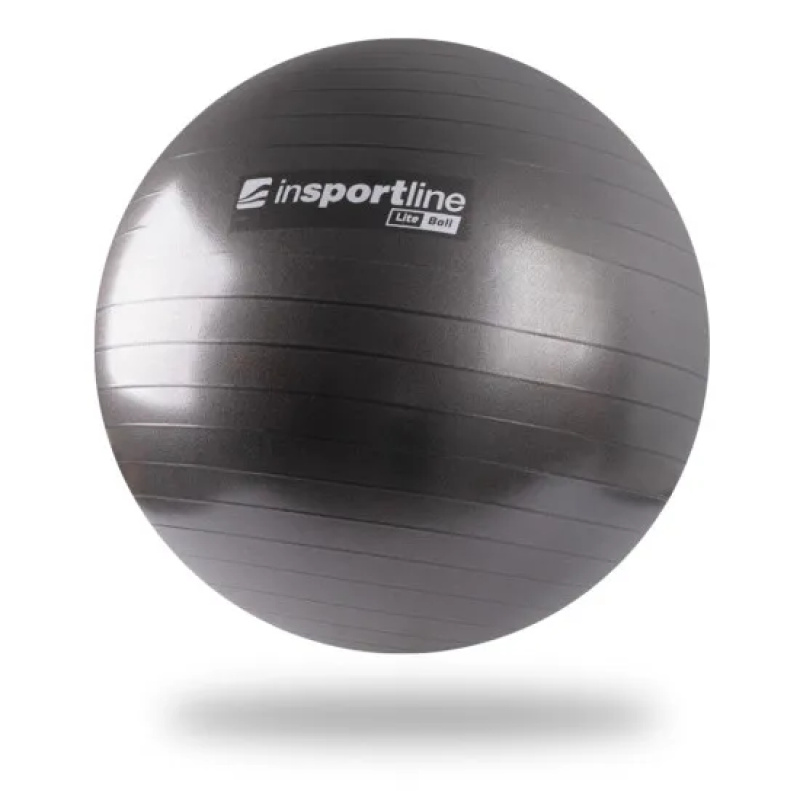 Μπάλα Γυμναστικής 65cm inSPORTline Lite Ball Μαύρη