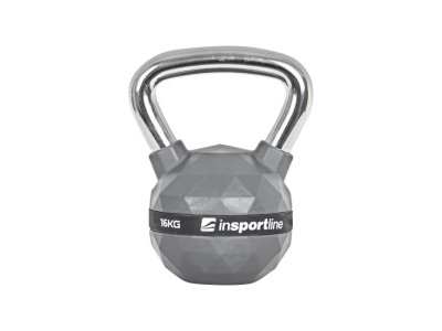 Rubber Coated Kettlebell 16kg PU inSPORTline