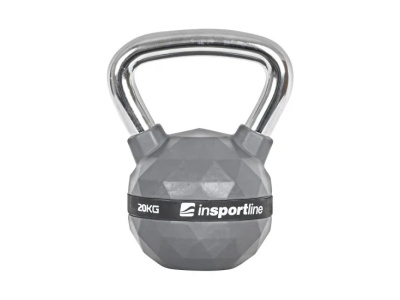 Rubber Coated Kettlebell 20kg PU inSPORTline