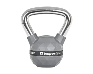 Rubber Coated Kettlebell 8kg PU inSPORTline