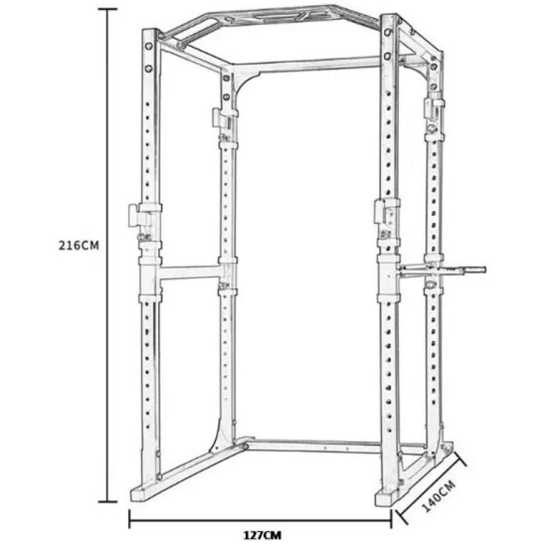 Κλωβός Δύναμης Power Rack inSPORTline PW100 - Image 8