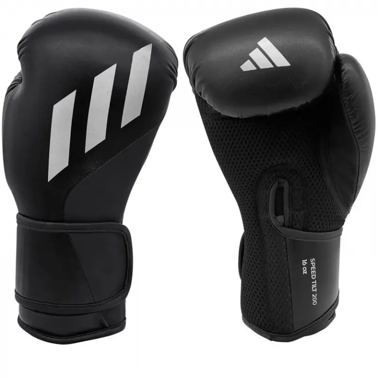 Πυγμαχικά Γάντια Adidas SPEED TILT 200 Μαύρο/Λευκό - Image 3