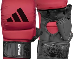 Γάντια Grappling Adidas COMBAT 50 Μάυρο/Κόκκινο