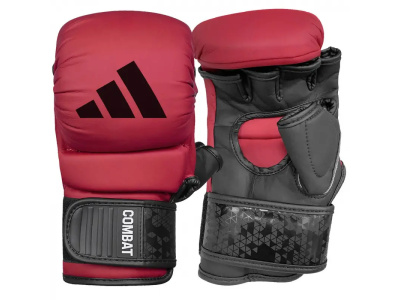 Γάντια Grappling Adidas COMBAT 50 Μάυρο/Κόκκινο