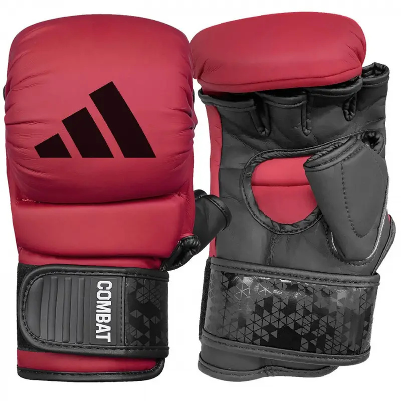 Γάντια Grappling Adidas COMBAT 50 Μάυρο/Κόκκινο