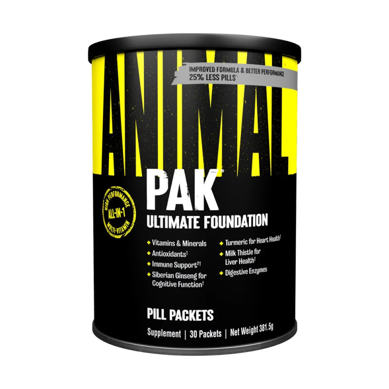 Φόρμουλα Πολυβιταμίνης Animal Pak 30 Packs Universal