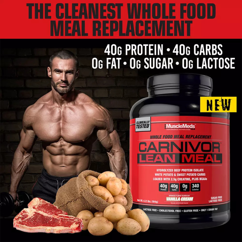 Πρωτείνη Carnivor Lean Meal 1910gr Musclemeds - Image 2