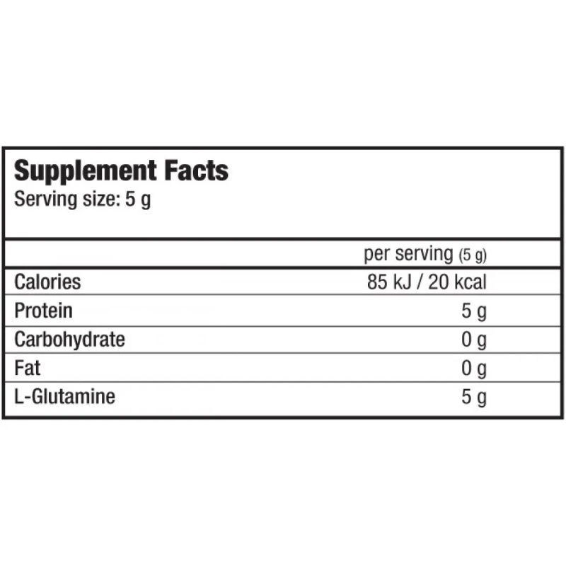 Συμπλήρωμα Γλουταμίνης 100% L-Glutamine 240gr BIOTECH USA - Image 2