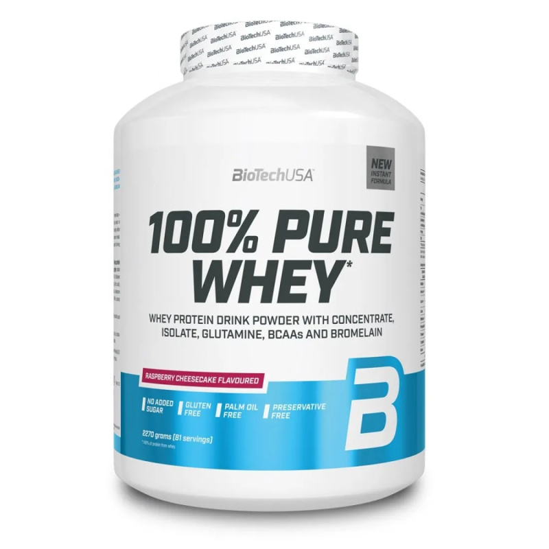 Πρωτείνη Όρου Γάλακτος 100% Pure Whey 2270gr BIOTECH USA