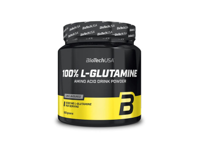 Σκόνη Γλουταμίνης 100% L-Glutamine 500gr BIOTECH USA