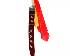 Dan Dao Παραδοσιακό Σπαθί Wushu Εύκαμπτο Ξύλινη Θήκη