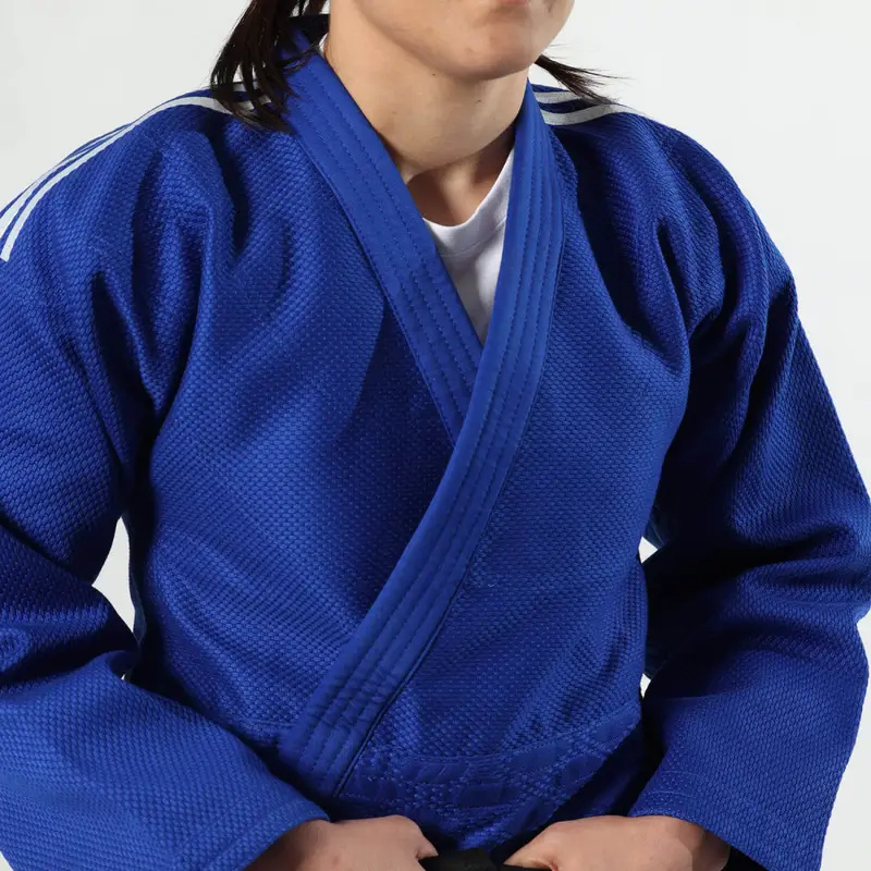 Στολή Τζούντο Adidas J-IJF CHAMPION III Μπλε - Εγκεκριμένη - Image 4