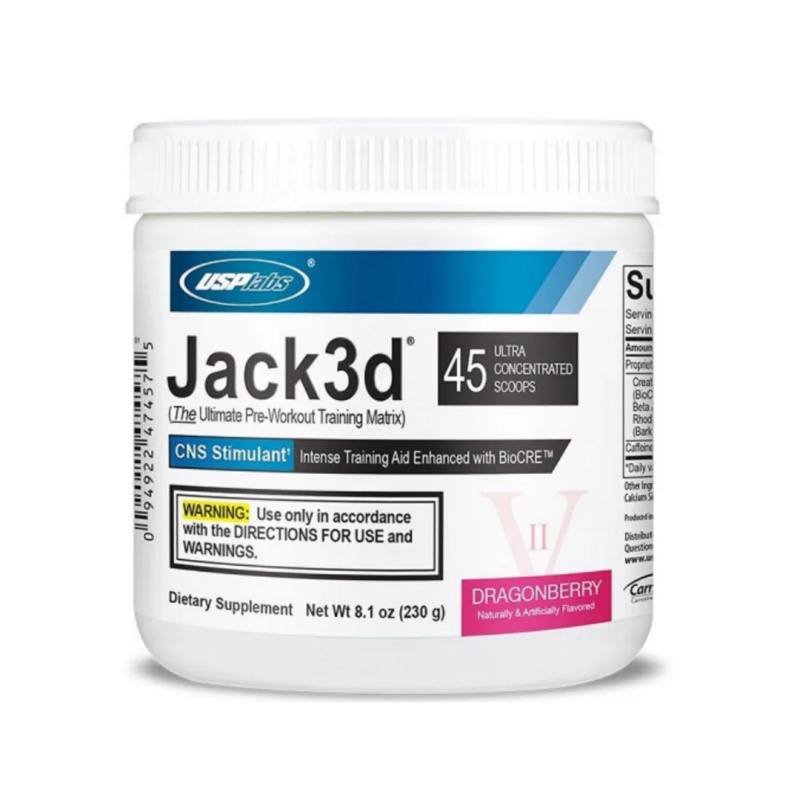 Προεξασκητικό Νιτρικό Jack3d 230gr USP LABS