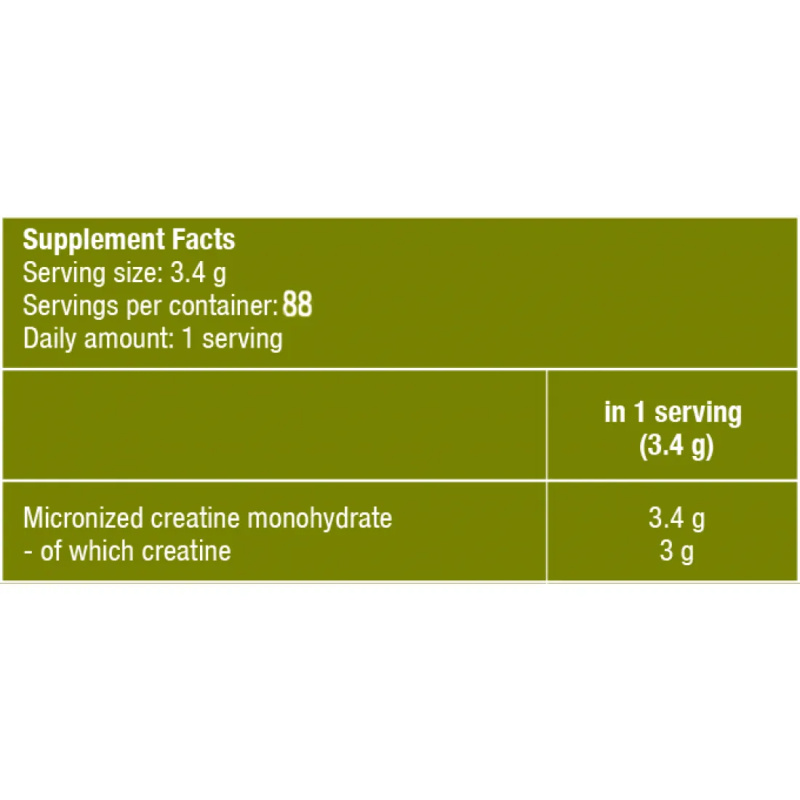 Μονοϋδρική Κρεατίνη 100% Creatine Monohydrate 300gr BIOTECH USA - Image 2