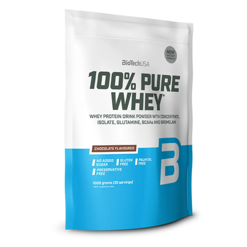 100% Pure Whey Πρωτείνη Όρου Γάλακτος 1000gr BIOTECH USA