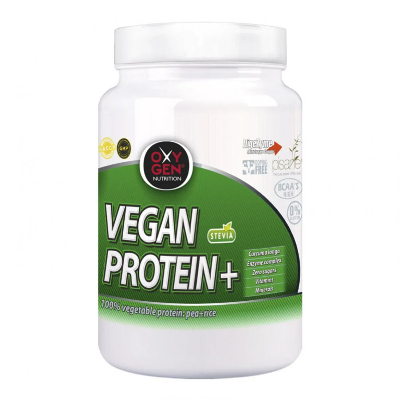 Φυτική Πρωτείνη Vegan Protein+ 1000gr OXYGEN NUTRITION